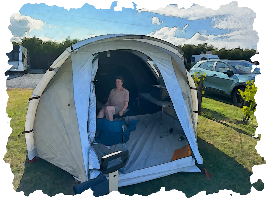 A camping adventure